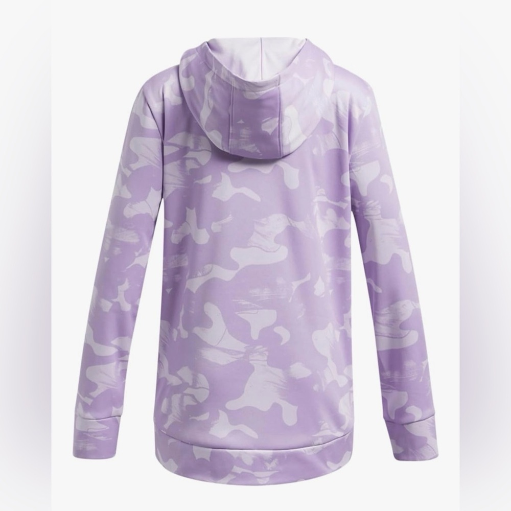 Under Armour Girls Fleece Printed Hoodie - Picture 2 of 6